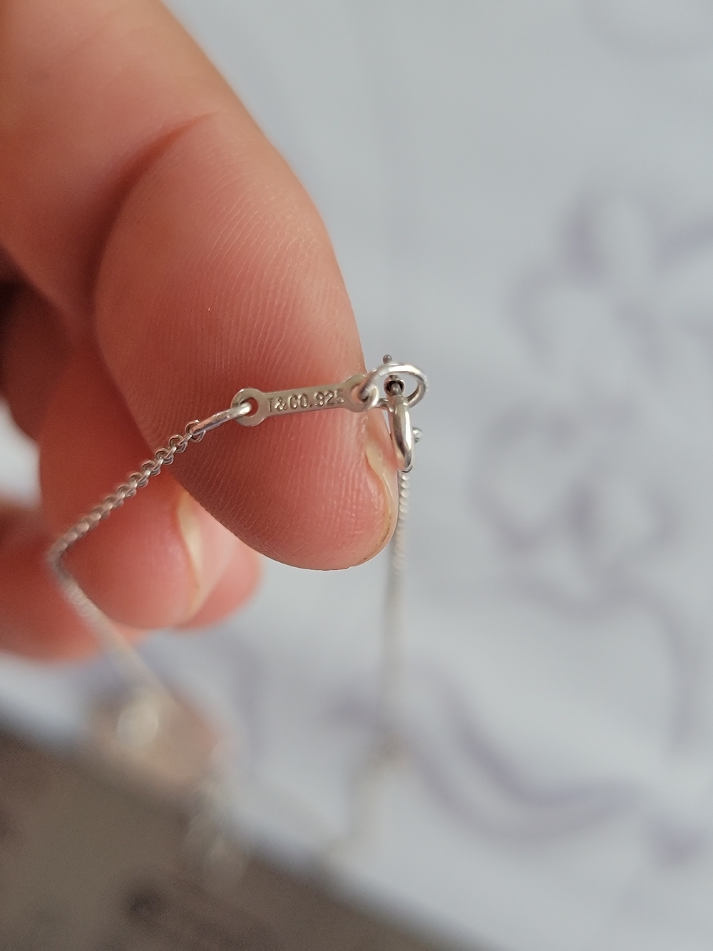 Tiffany & Co. Sterling Silver Heart Tag Pendant Necklace - Silver - Picture 5 of 5